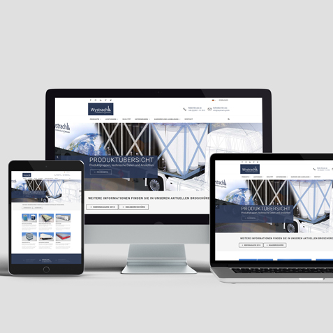 Marketingkonzept Industriemarketing Responsive Webdesign Homepage