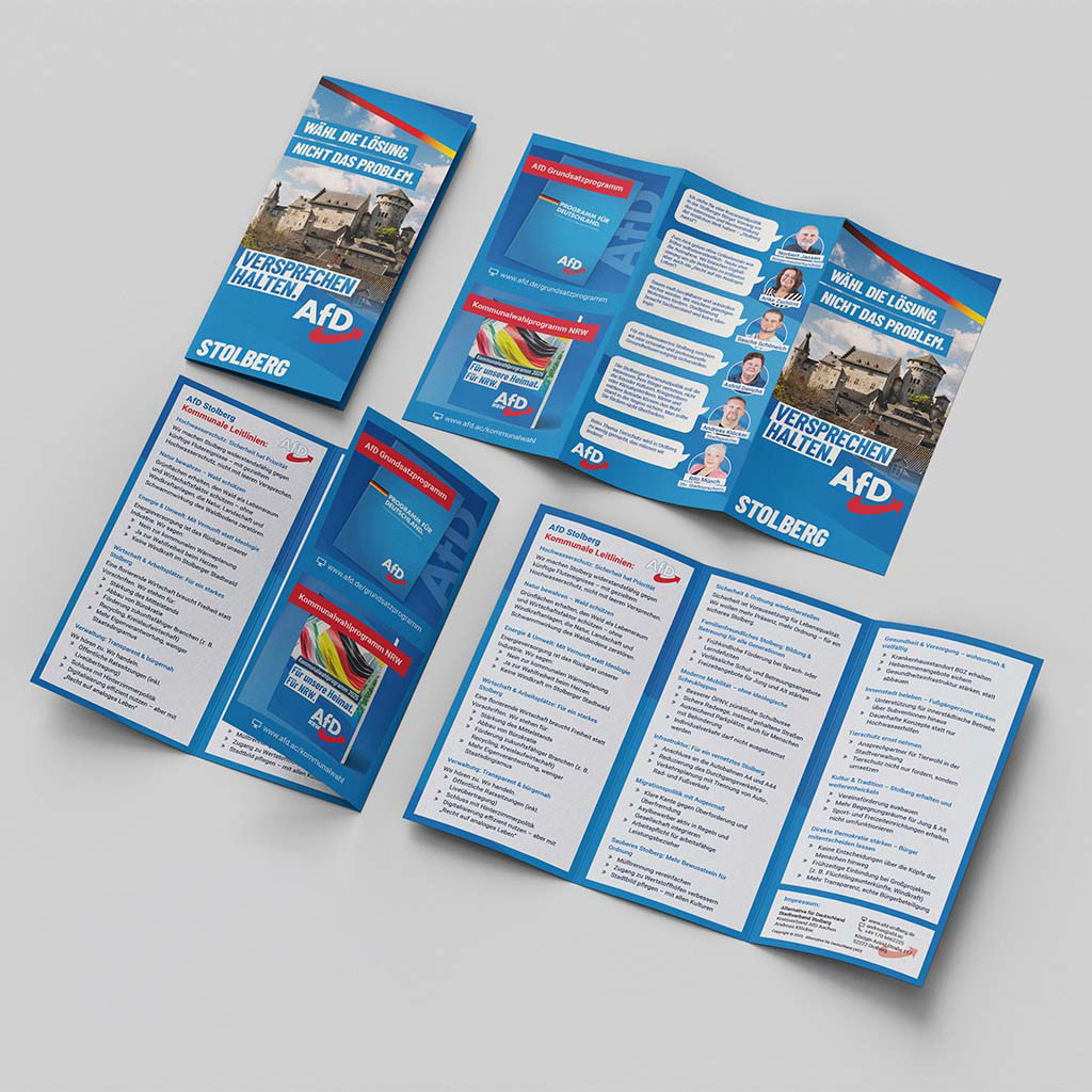 AfD Stolberg Wahlkampf Marketing