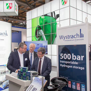 Marketingkonzept Industriemarketing Messe Energy Storage Messebetreuung Ministerbesuch