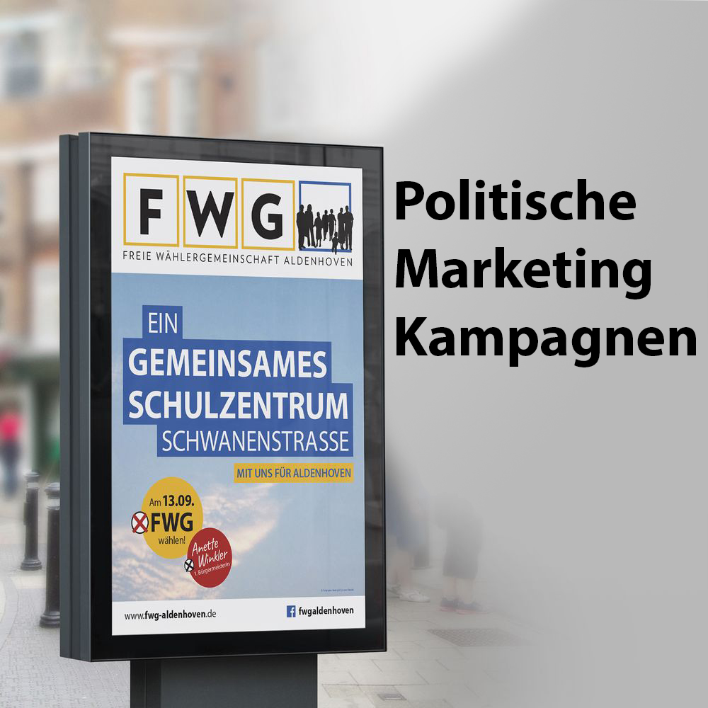 FWG Aldenhoven Wahlkampf Marketing