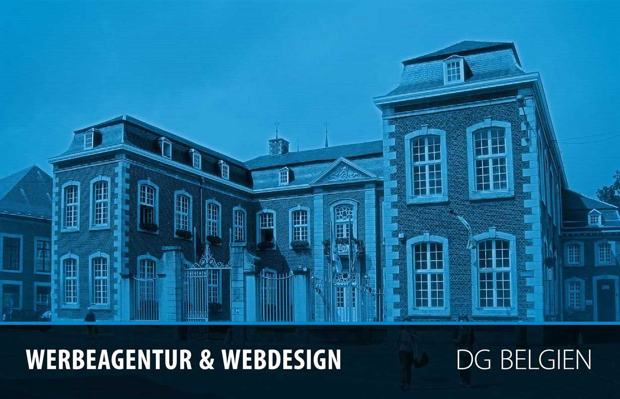 Werbung und Webdesign für Deutschsprachige Gemeinde Belgien