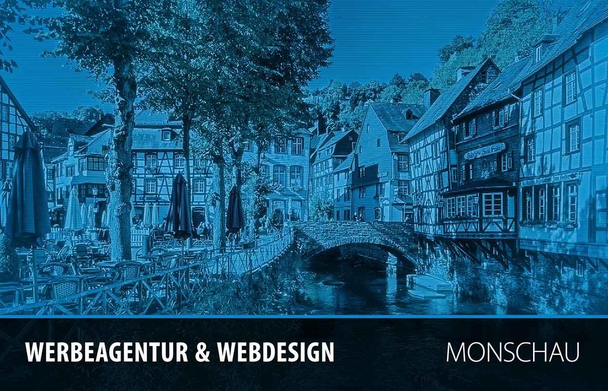 Werbung und Webdesign für Monschau