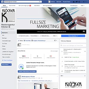 Facebook Kampagne Klöcker Medienagentur