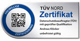 TÃœV zertifiziert Datenschutz